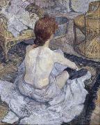Henri  Toulouse-Lautrec The Toilette (mk09) oil painting on canvas